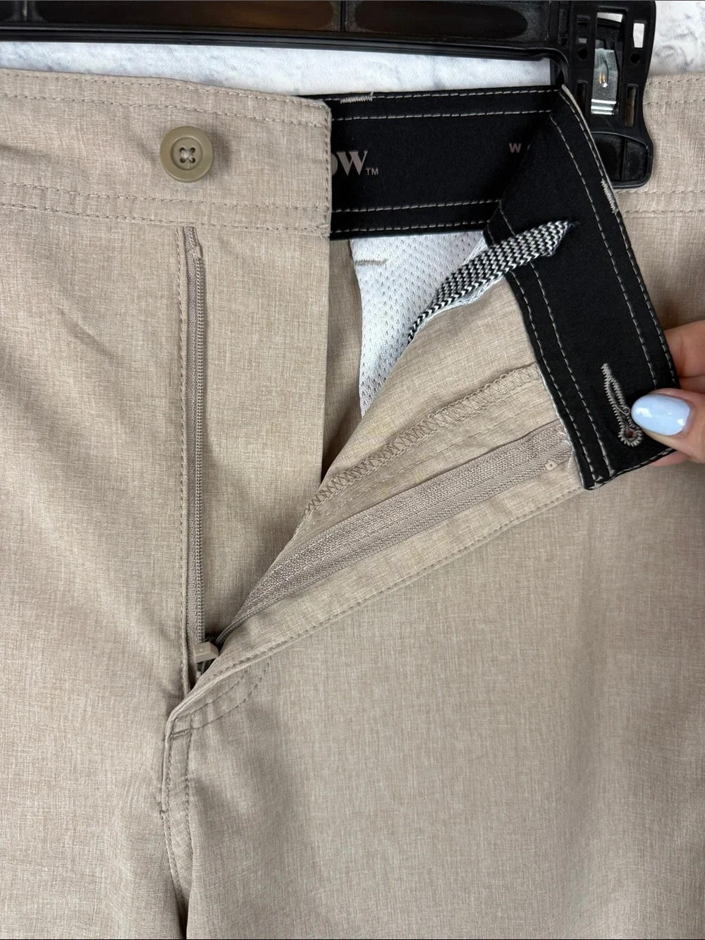 Goodfellow & Co Tan Flat-Front Shorts Swim Suit Size 33